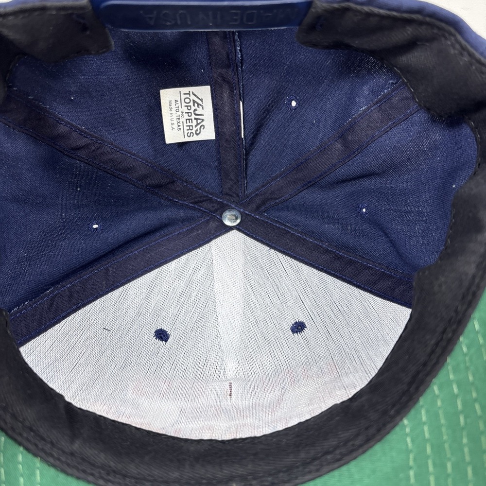 Vintage United We Stand American Flag Trucker Retro StrapBack Hat Cap Made USA - Picture 8 of 9